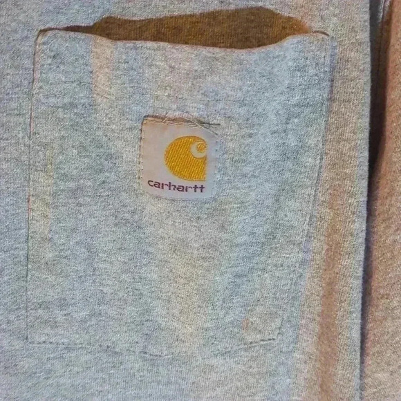 Carhartt, size large tall, Gray T-shirt - Picture 3 of 6